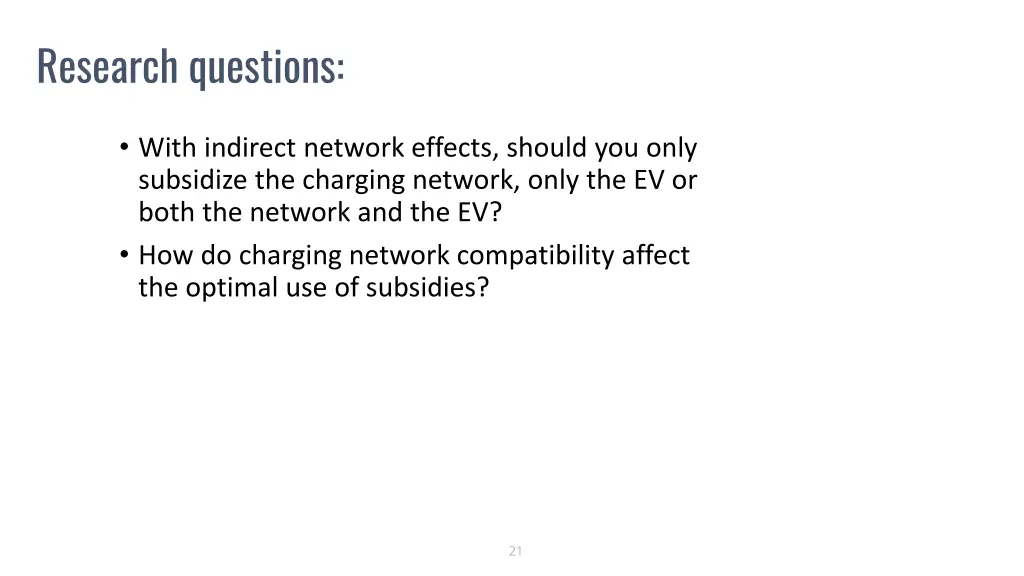 research questions