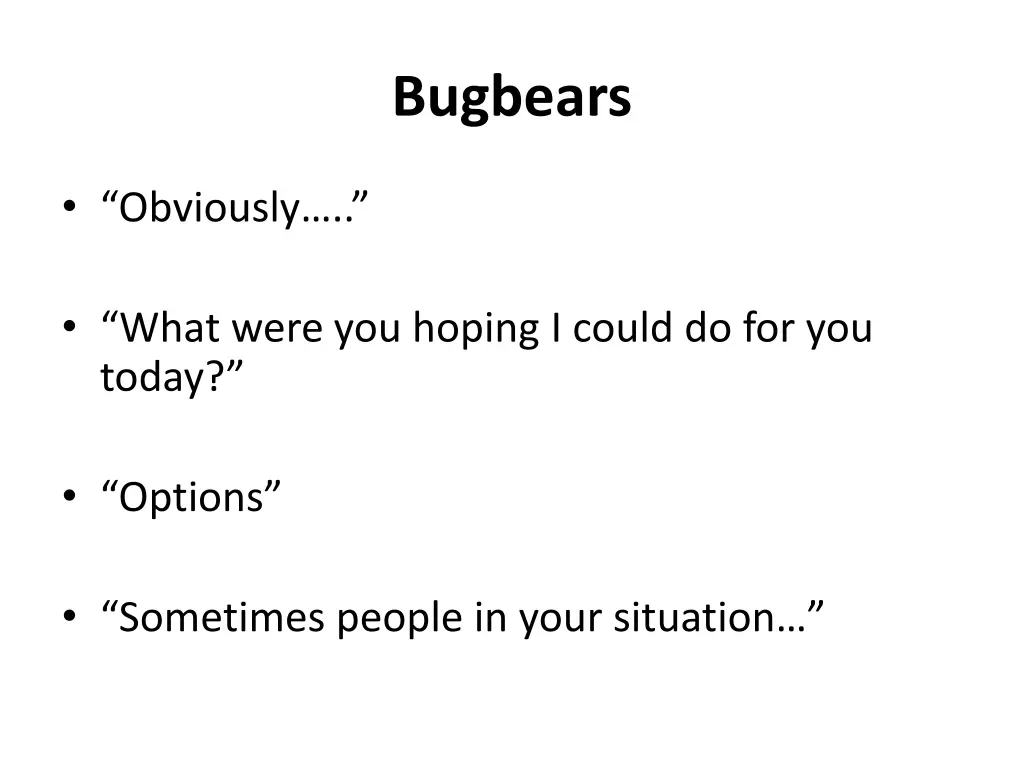 bugbears