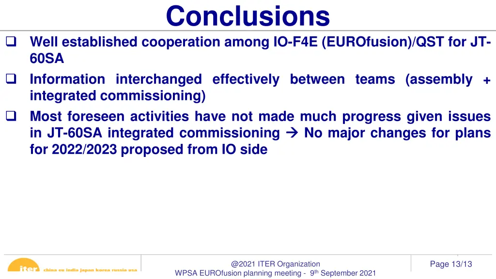 conclusions