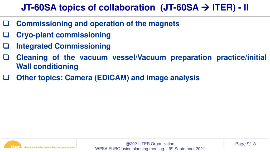 jt 60sa topics of collaboration jt 60sa 1