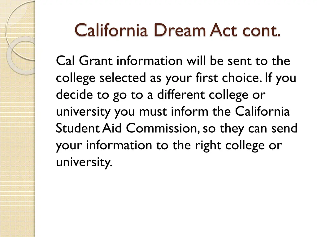 california dreamact cont