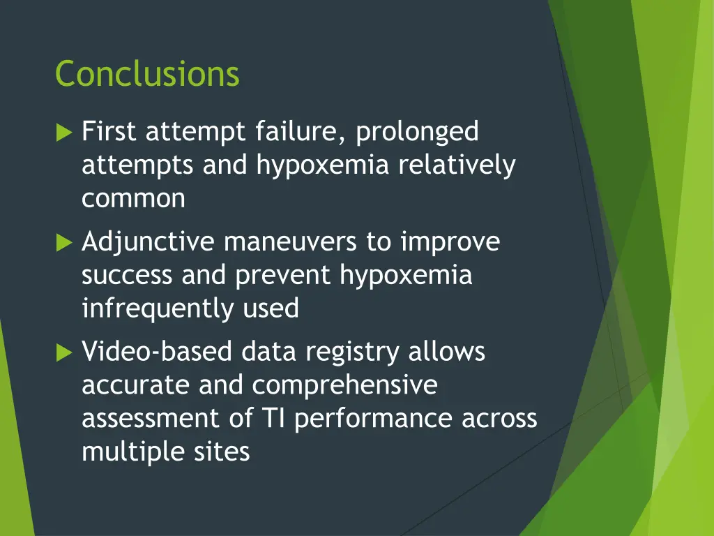 conclusions