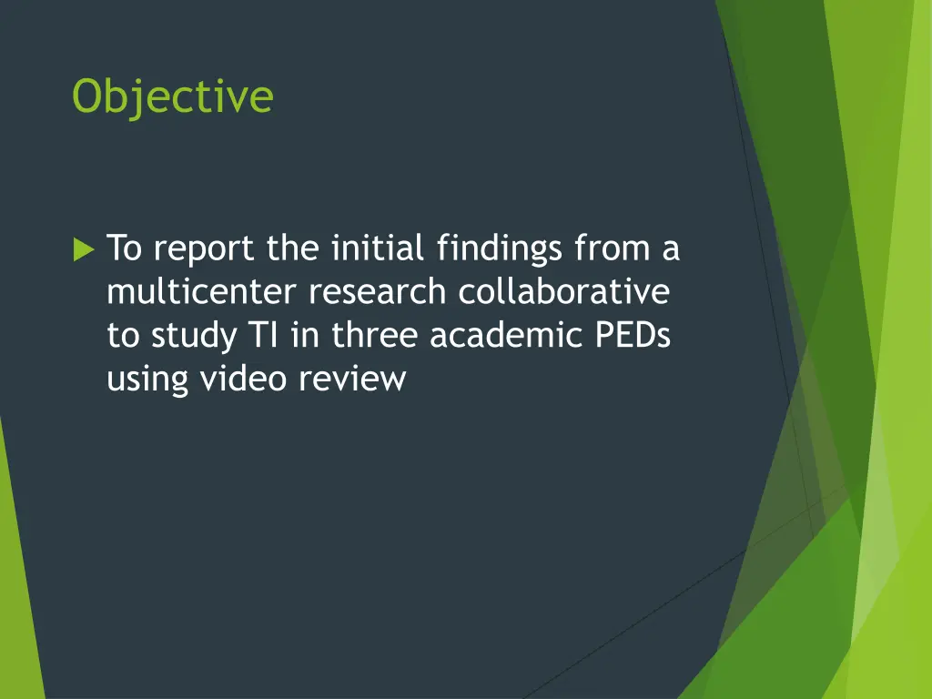 objective