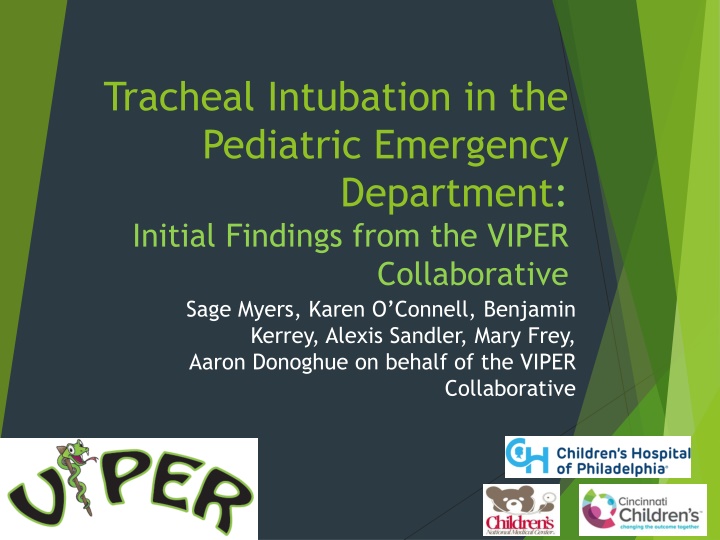 tracheal intubation in the pediatric emergency