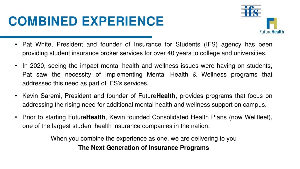 combined experience