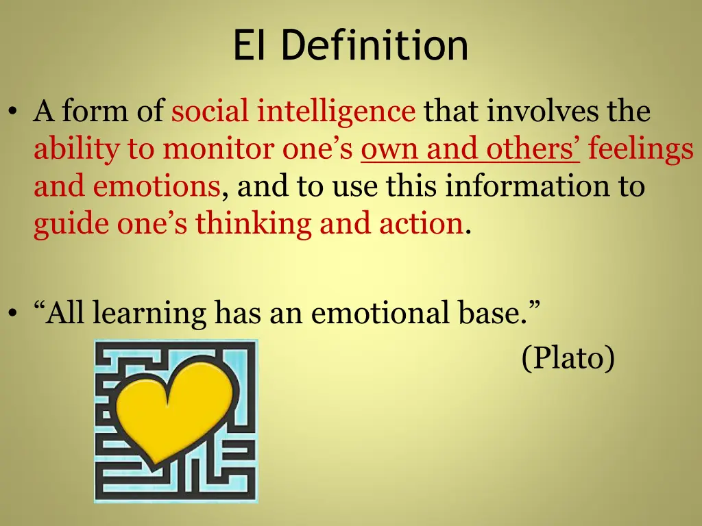 ei definition