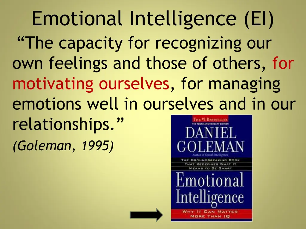 emotional intelligence ei the capacity