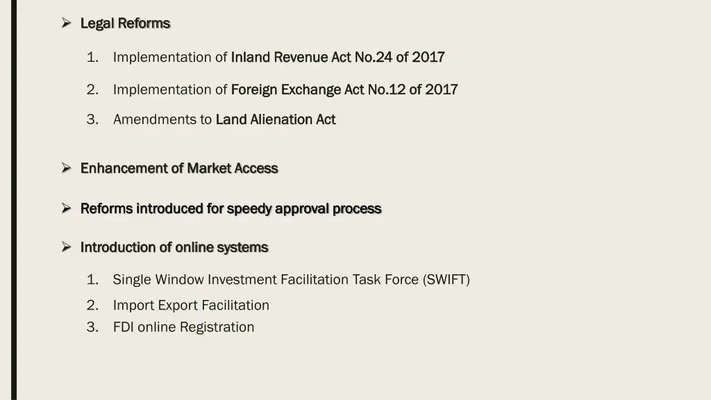 legal reforms legal reforms