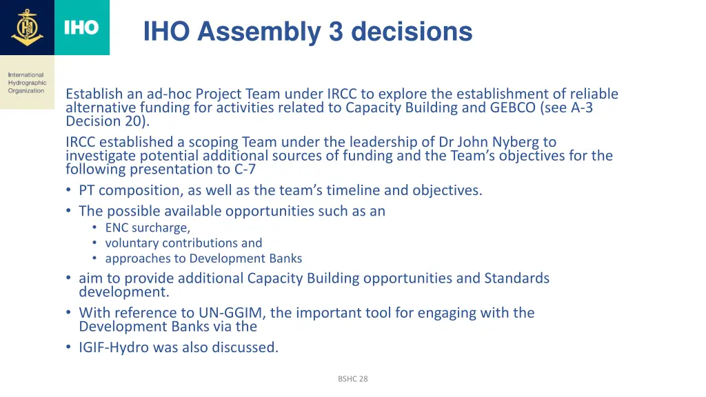 iho assembly 3 decisions 1