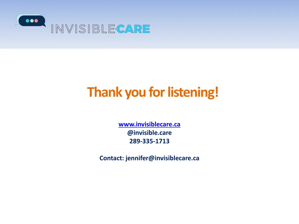 thank you for listening