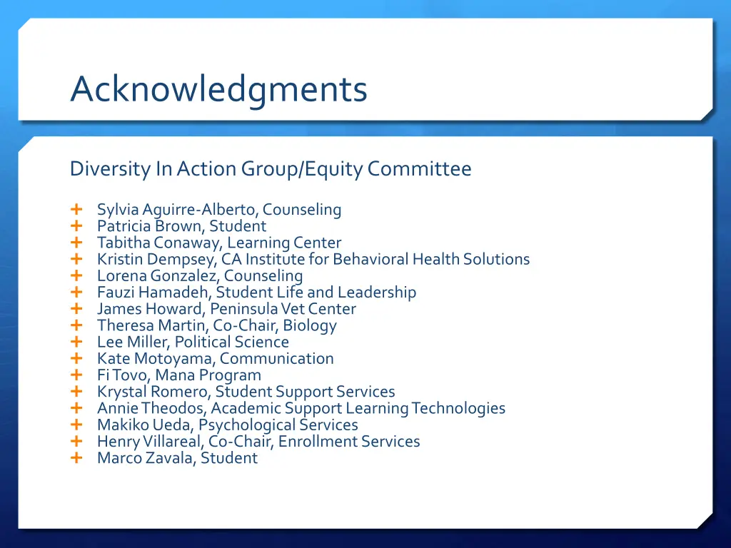 acknowledgments