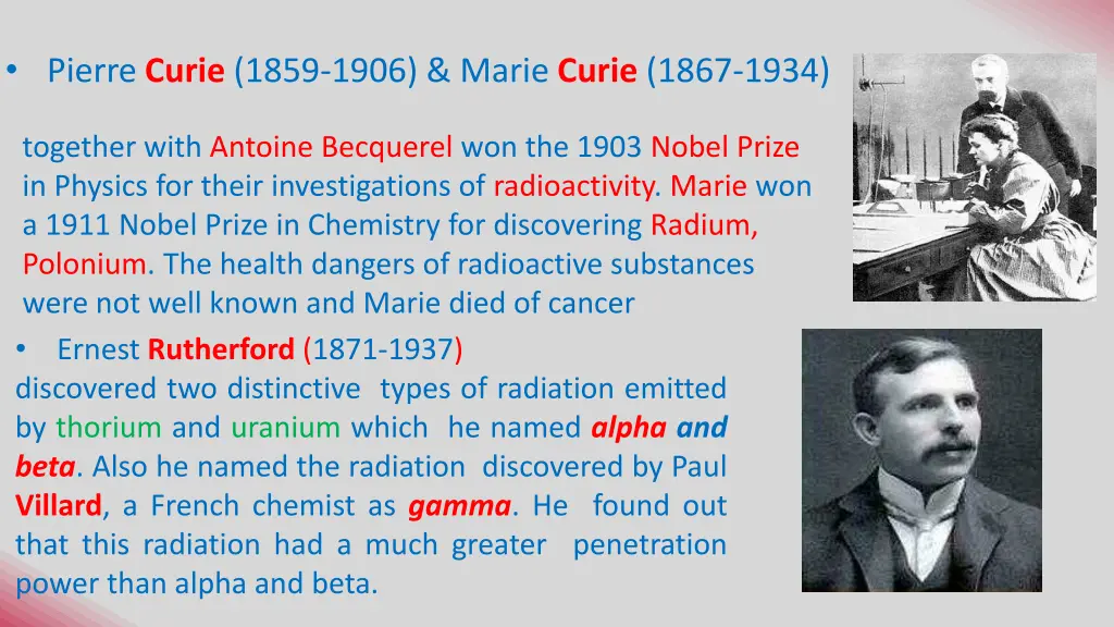 pierre curie 1859 1906 marie curie 1867 1934