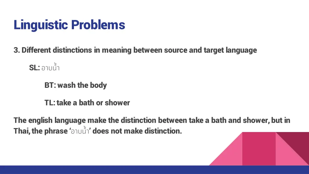 linguistic problems 2