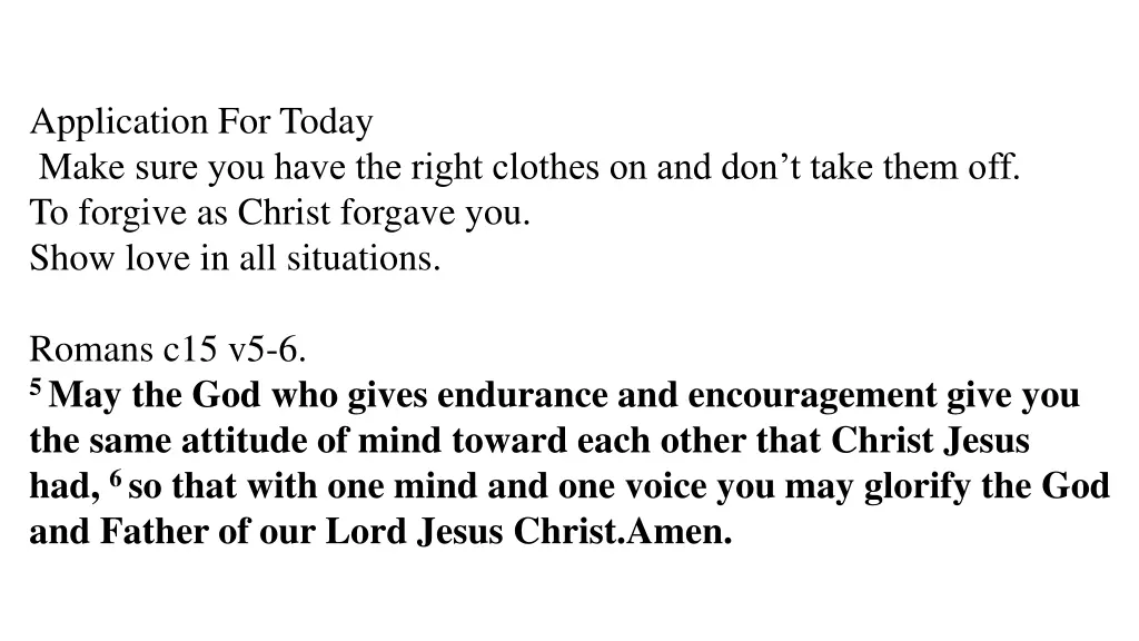application for today make sure you have