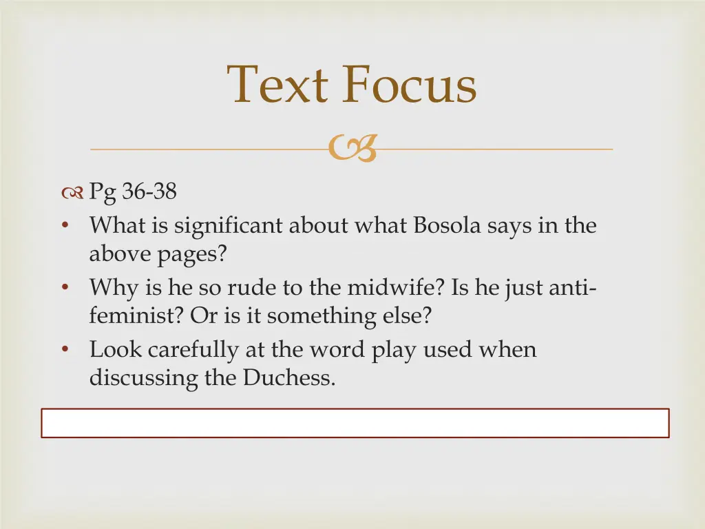 text focus