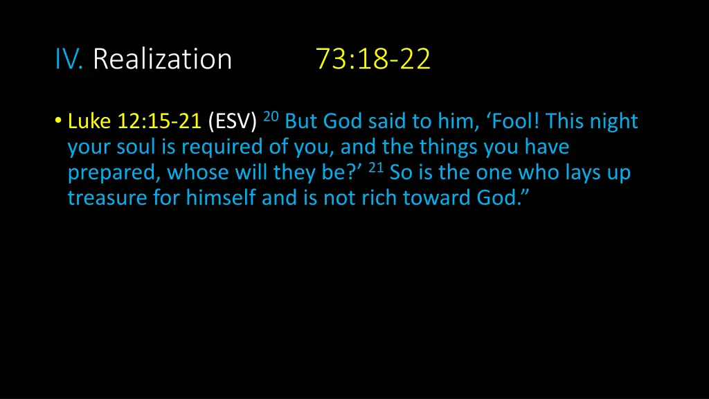 iv realization 73 18 22 5