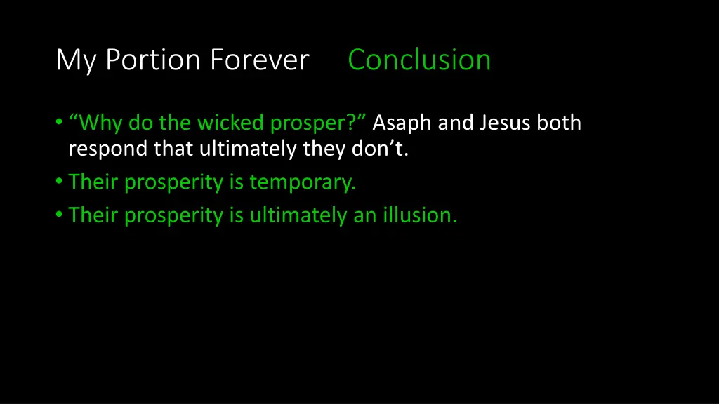 my portion forever conclusion 2