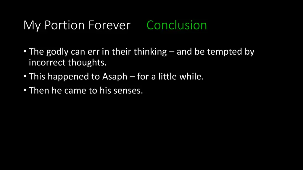 my portion forever conclusion 6