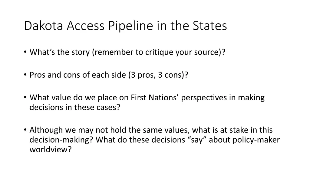dakota access pipeline in the states