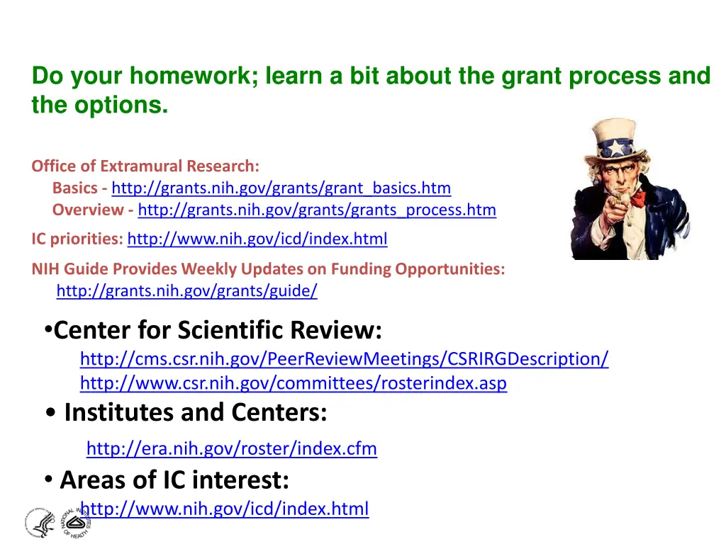 path to success at nih
