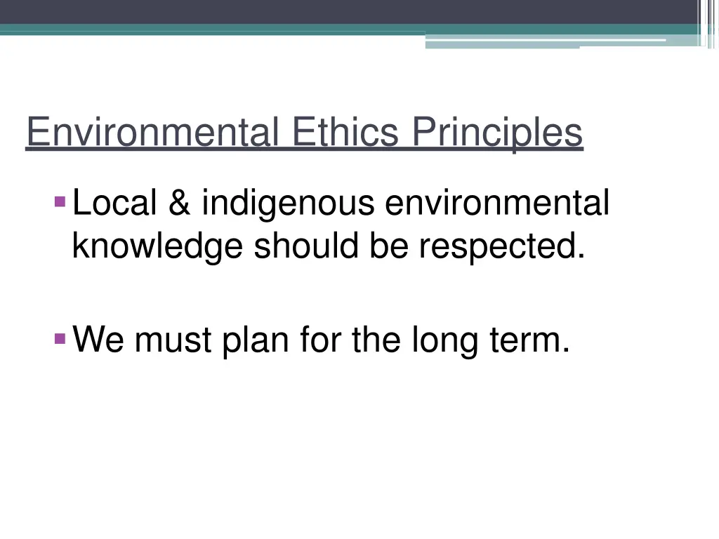 environmental ethics principles 1