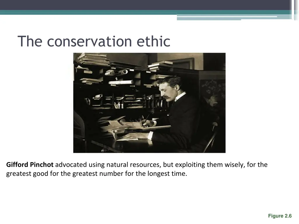 the conservation ethic