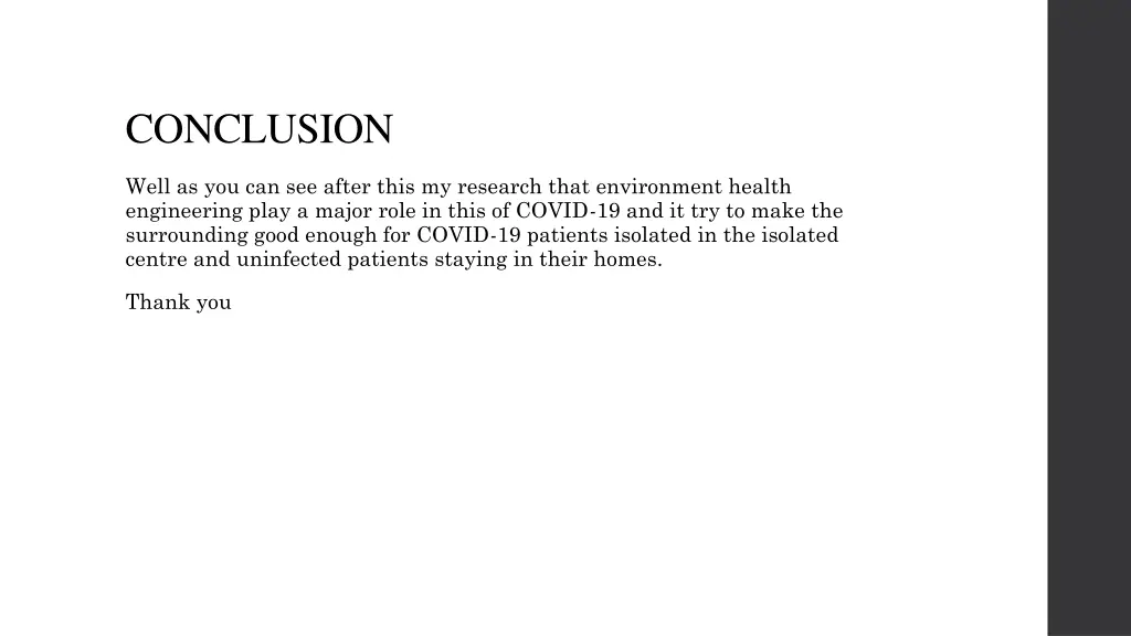 conclusion