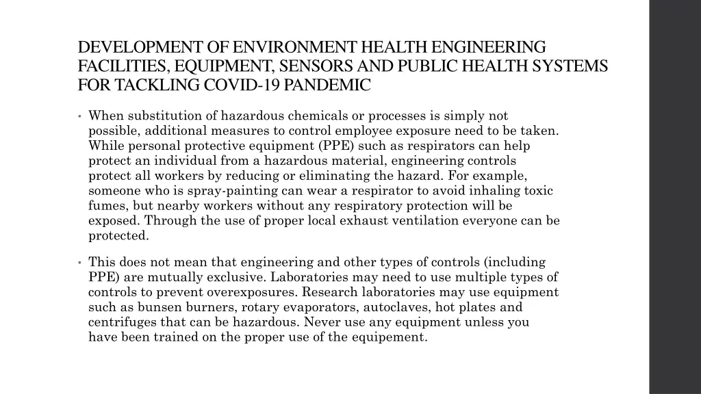 development of environment health engineering 3