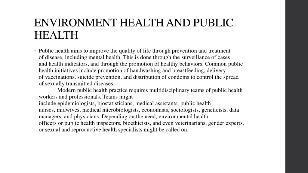 environment health and public health 1