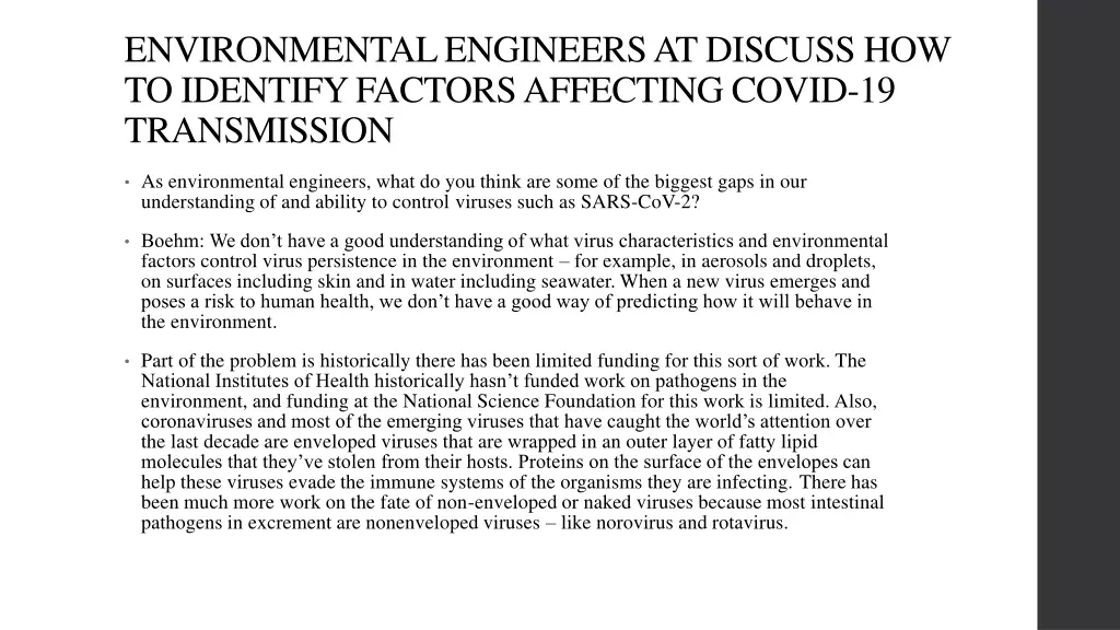 environmental engineers at discuss 2