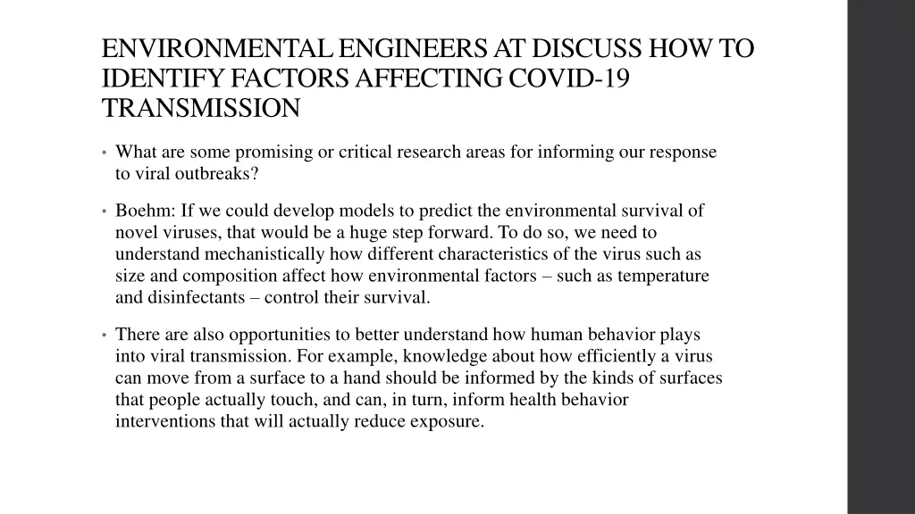 environmental engineers at discuss 3