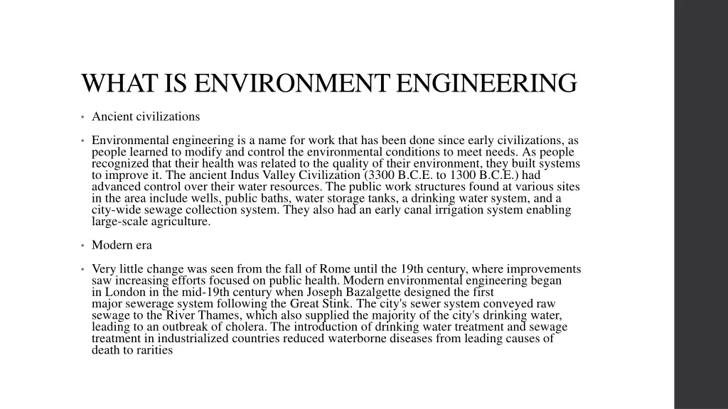 what is environment engineering 1