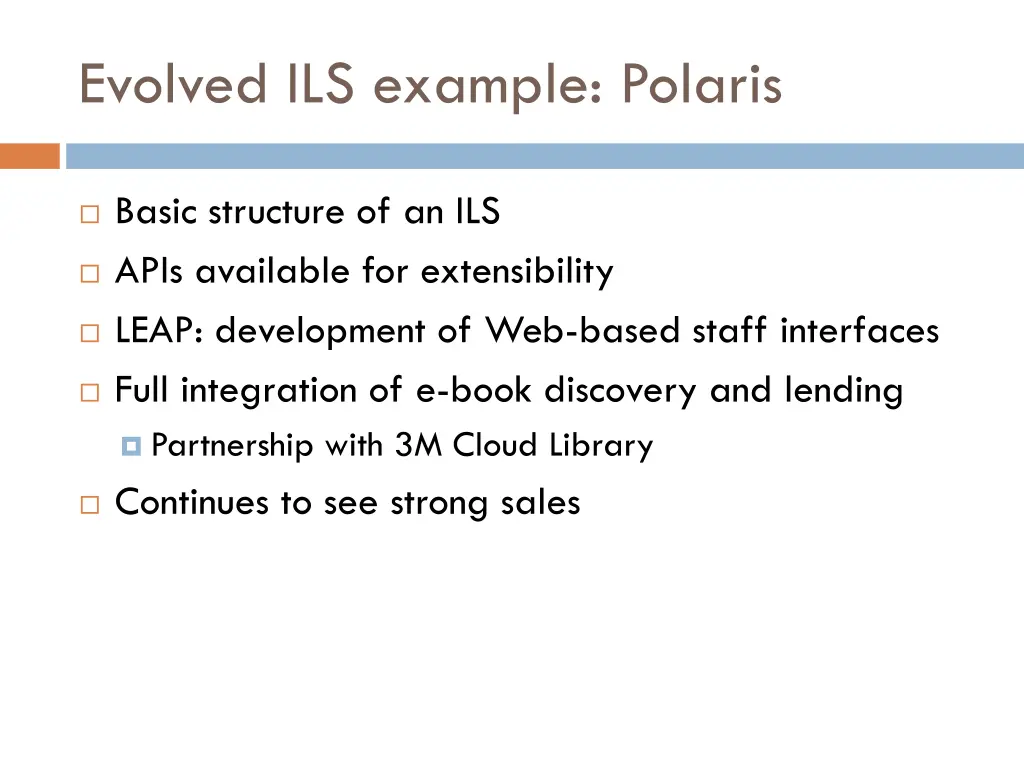 evolved ils example polaris