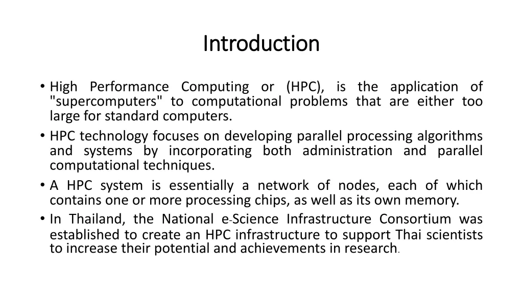 introduction introduction