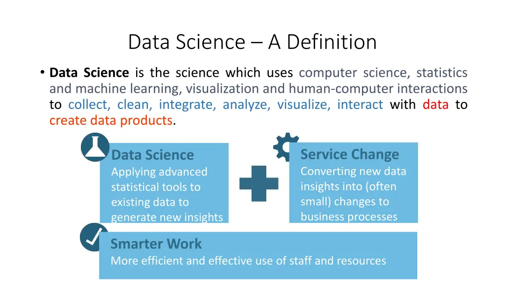 data science a definition