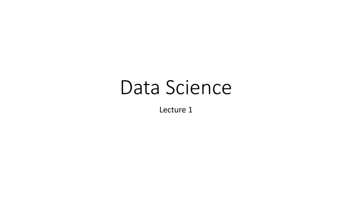 data science