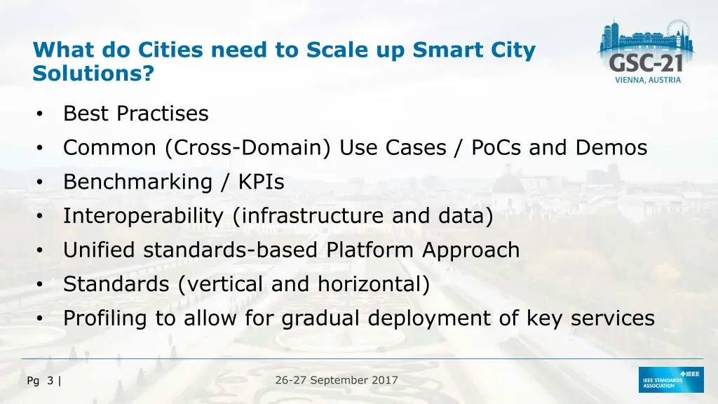 what do cities need to scale up smart city