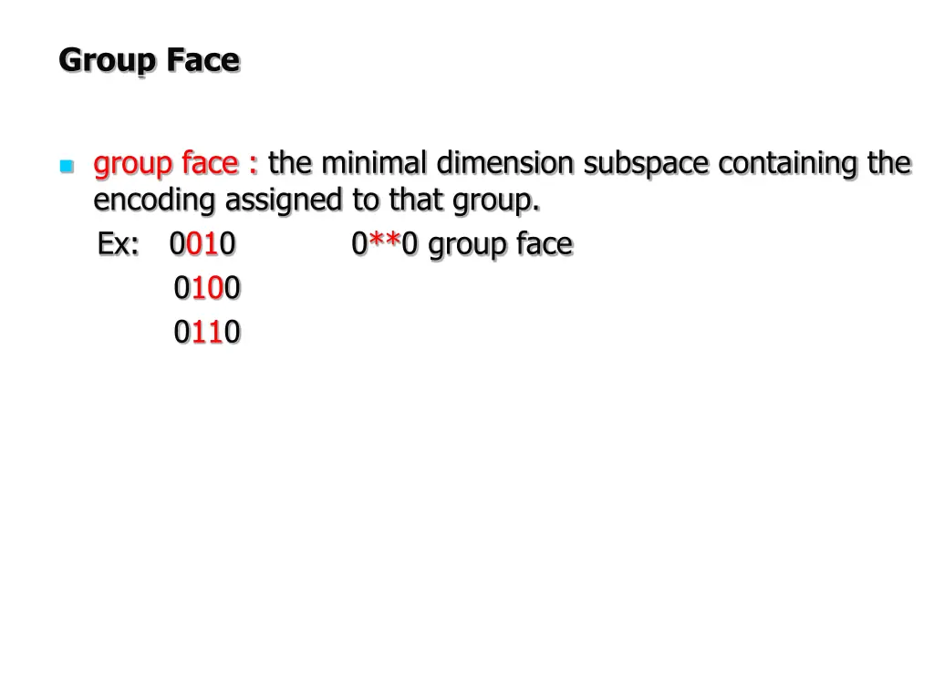 group face