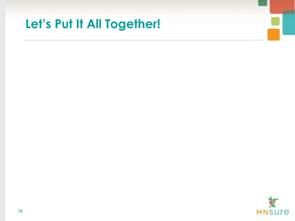 let s put it all together