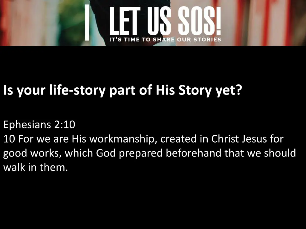 is your life story part of his story yet 3