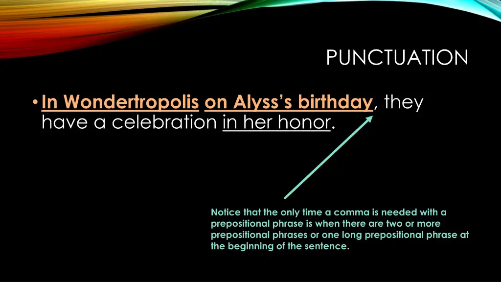 punctuation