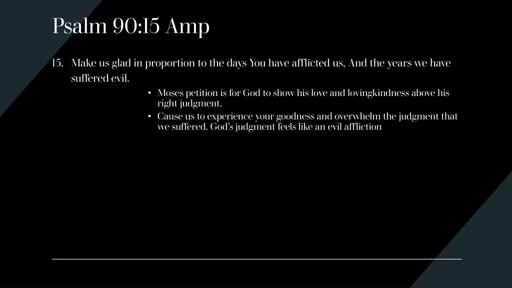 psalm 90 15 amp