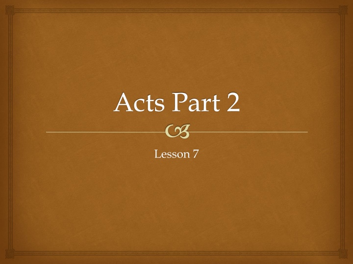 acts part 2