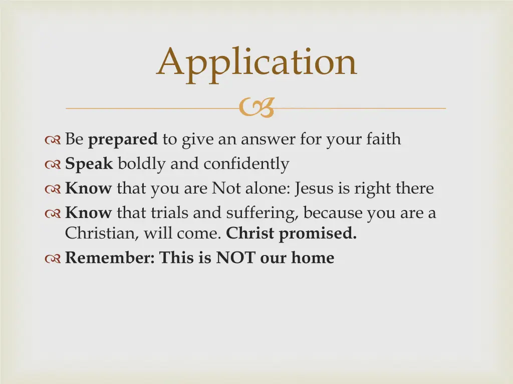 application