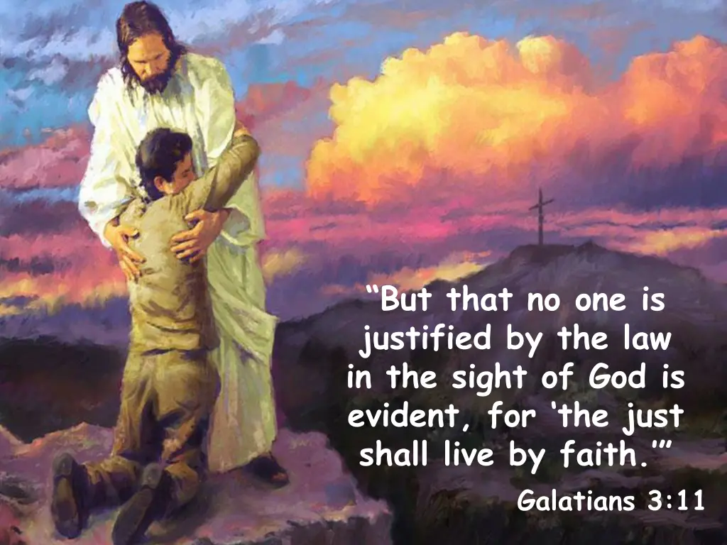 but that no one is justified