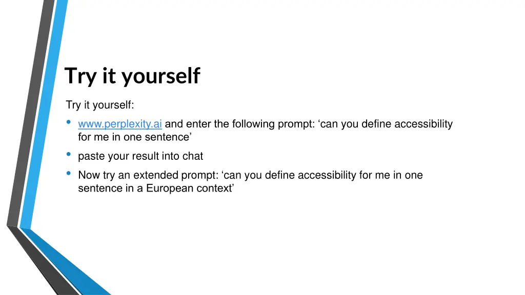 try it yourself 1