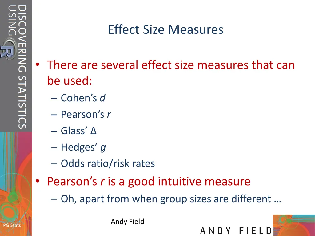 effect size measures 1