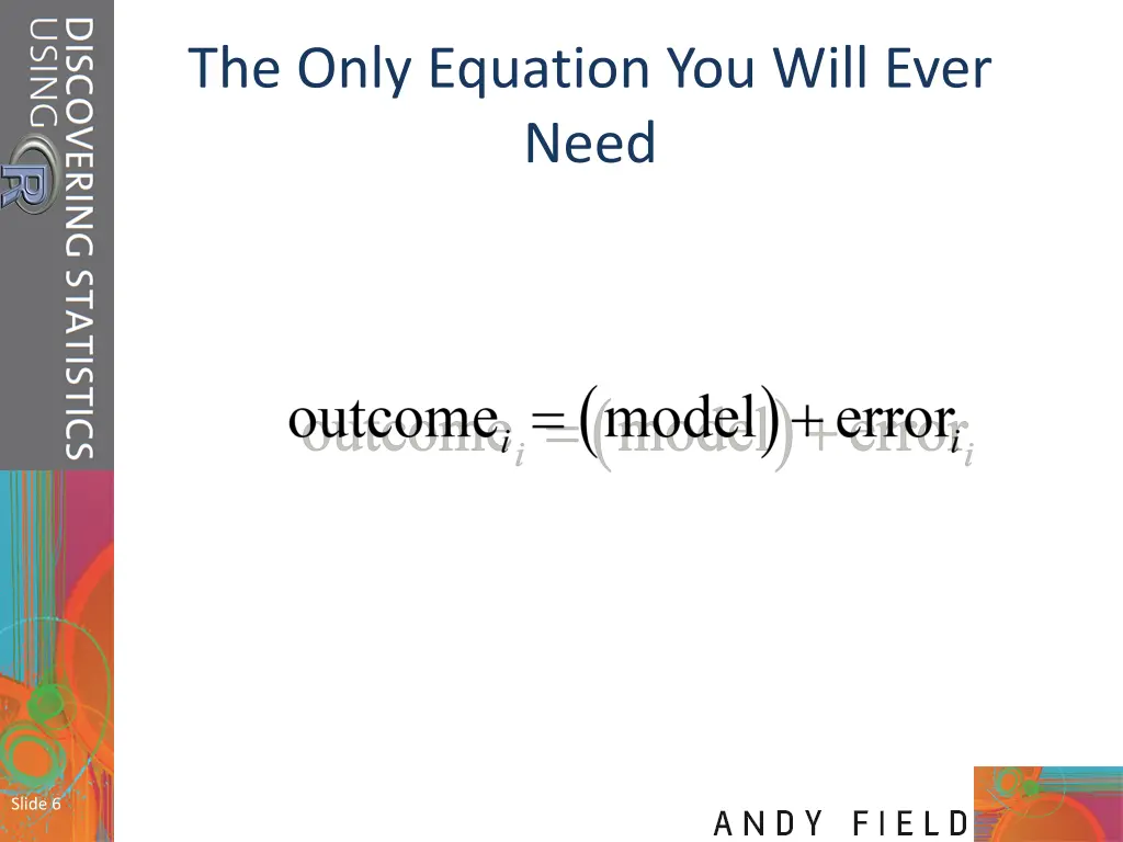 the only equation you will ever need