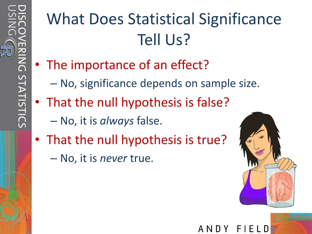 what does statistical significance tell us