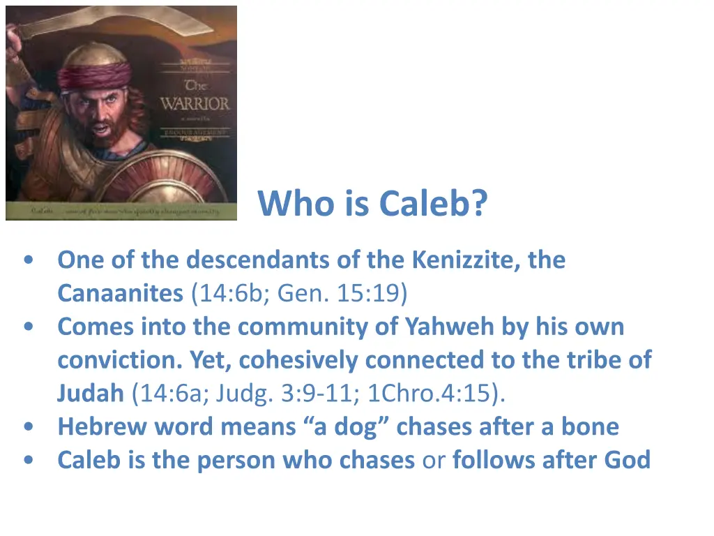 who is caleb
